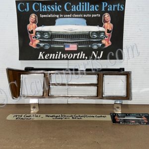 1974 1975 1976 Cadillac Deville Calais Fleetwood 1974 1975 1976 1977 1978 Eldorado DASH CLIMATE CONTROL HEADLIGHT CRUISE CONTROL SWITCH BEZEL #1602437